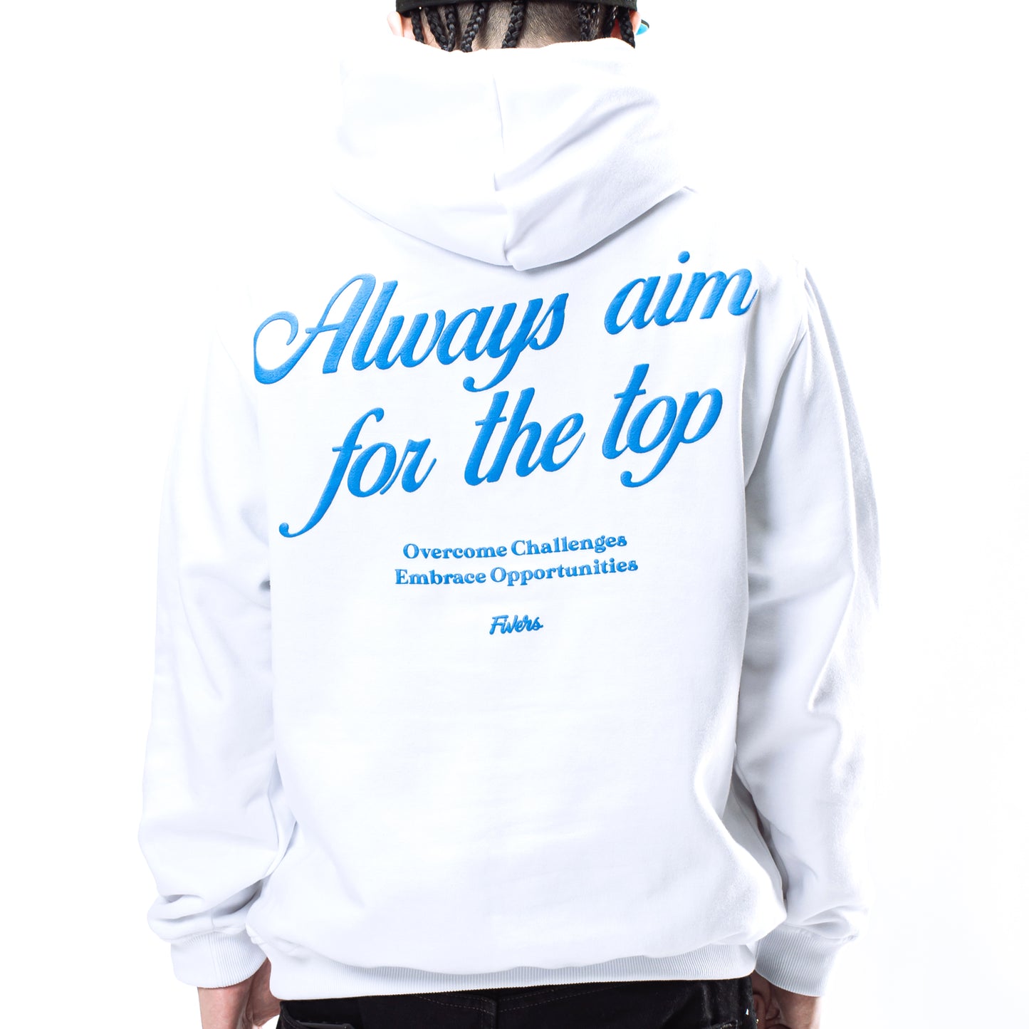 AIM HOODIE - CLEAN WHITE