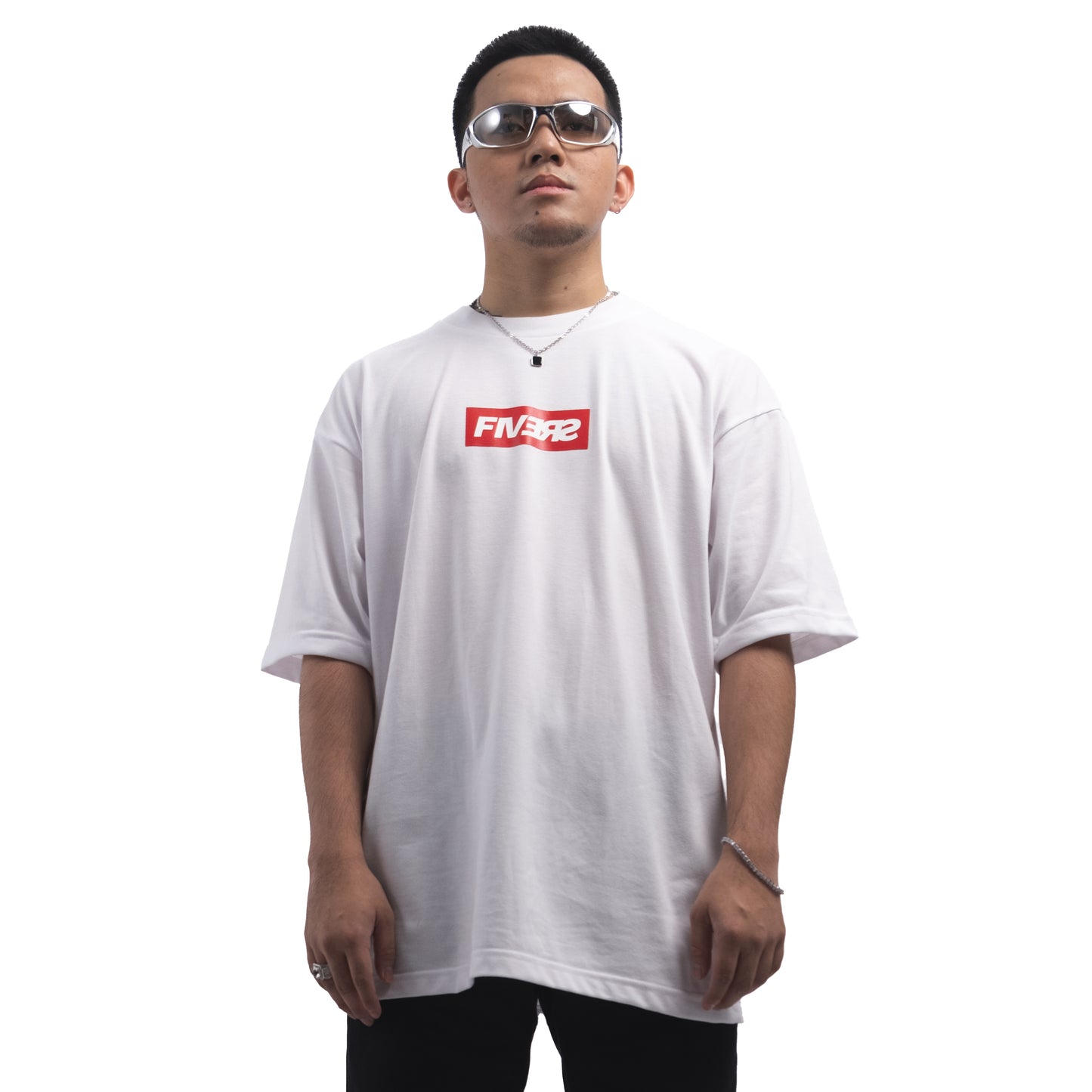 BOX LOGO (RED) - WHITE