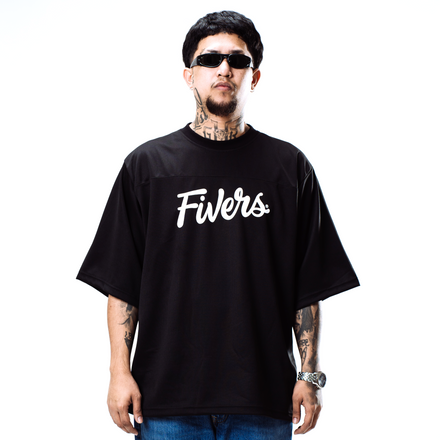 Cursive Logo Jersey - Black