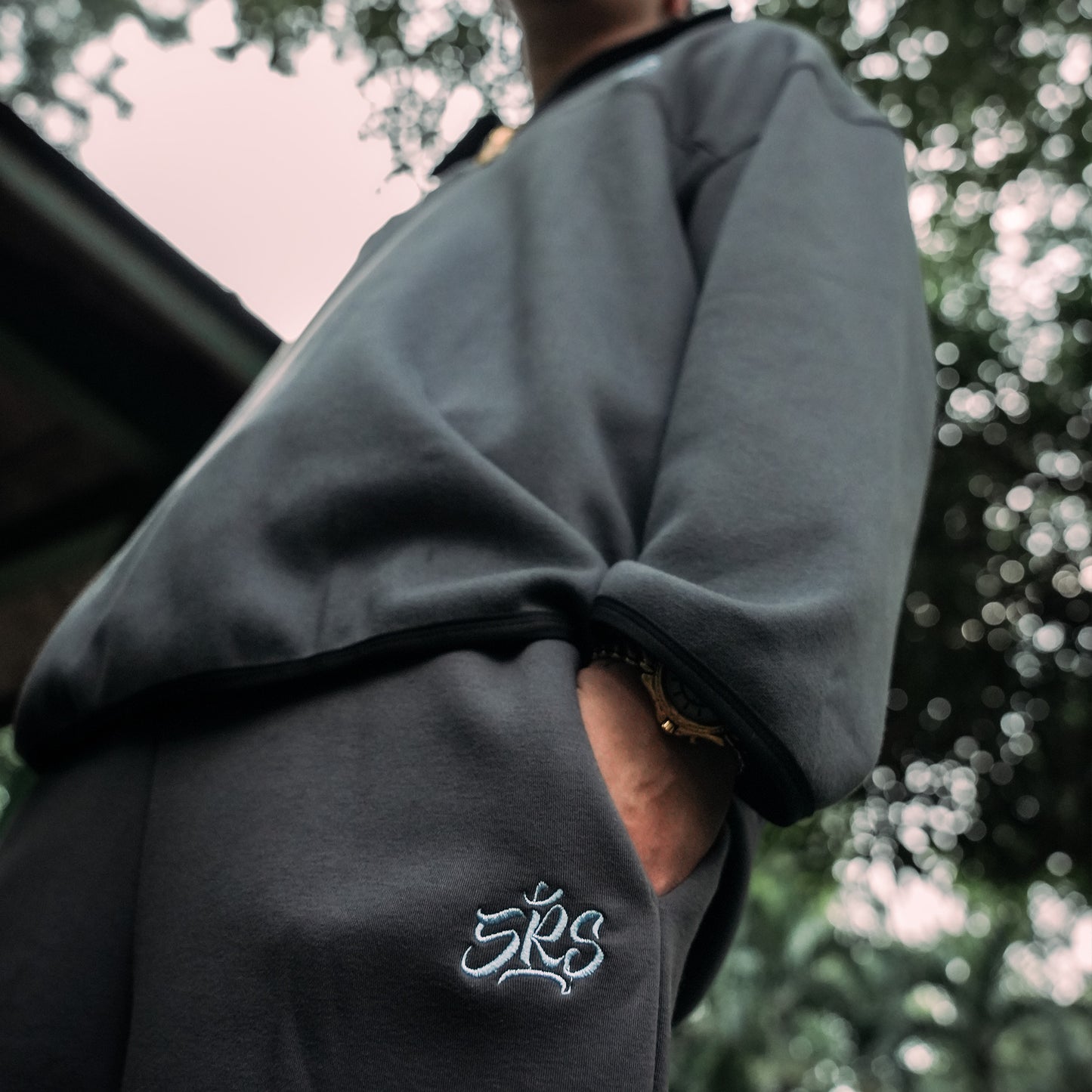 '5RS' SWEATPANTS - COOL GREY