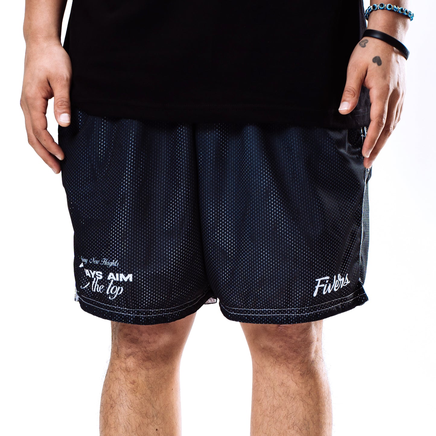 AIM MESH SHORTS - CHARCOAL