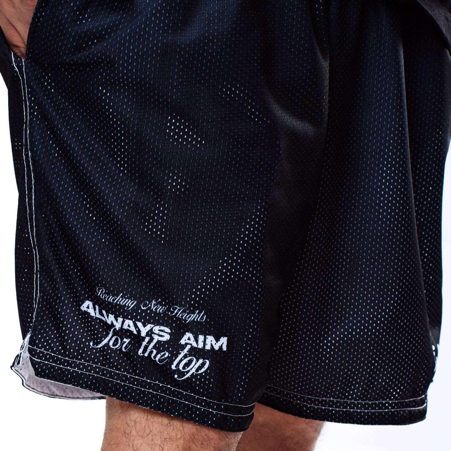 AIM MESH SHORTS - CHARCOAL