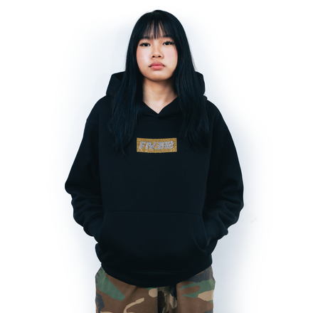 BOX LOGO HOODIE - CRYSTAL (GOLDEN TOPAZ)