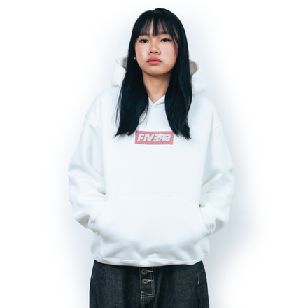 BOX LOGO HOODIE - CRYSTAL (FLAME RUBY)