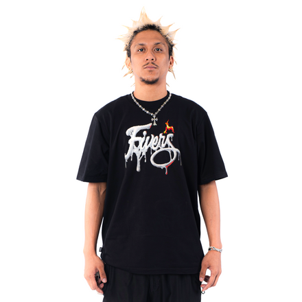 CANDLE TEE - BLACK
