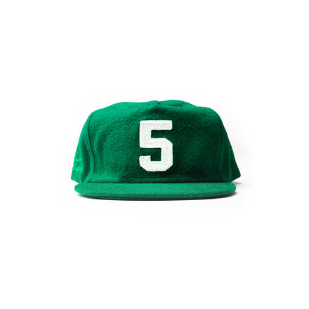 FIVERS '5' CAP - 5-PANEL UNSTRUCTURED (FOREST GREEN)