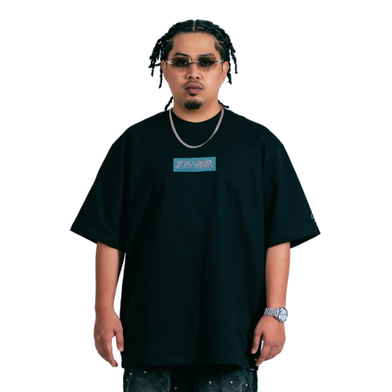 BOX LOGO TEE - CRYSTAL (ICE BLUE)