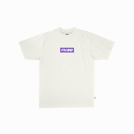 BOX LOGO TEE - PURPLE