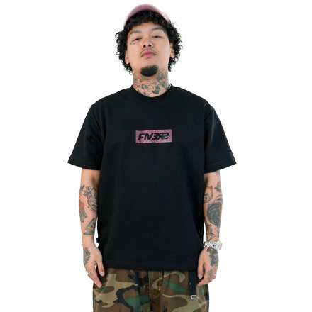 BOX LOGO TEE - CRYSTAL (OBSIDIAN PINK)